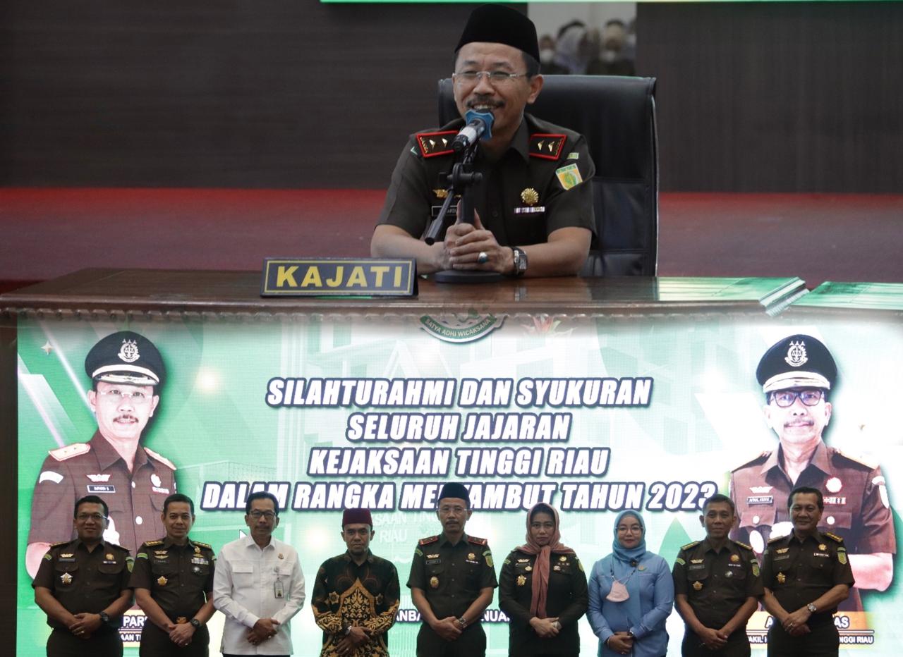 Awali 2023 Kajati Riau Gelar Syukuran Dan Silahturahmi Dengan Seluruh