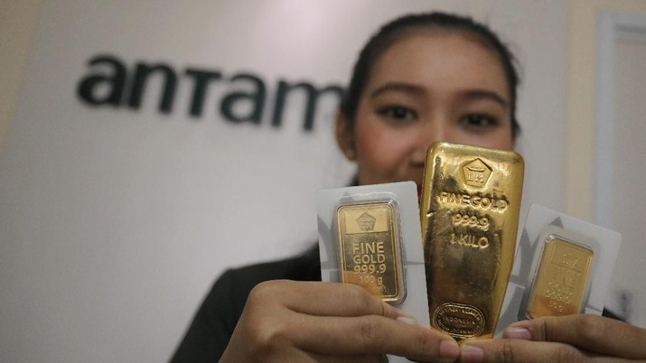 Harga Emas Tembus Rp 1 Juta Per Gram, Dalam Seminggu Naik Rp 36 Ribu ...