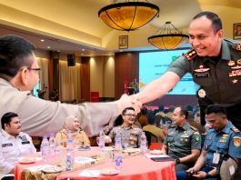 Dandim 0303/Bengkalis Hadiri Rapat Pembinaan Forkopimda di Pekanbaru